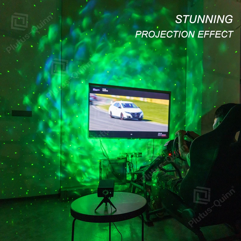 Светодиодная лампа Rgb Aurora для дискотеки праздничный светильник со звездой и