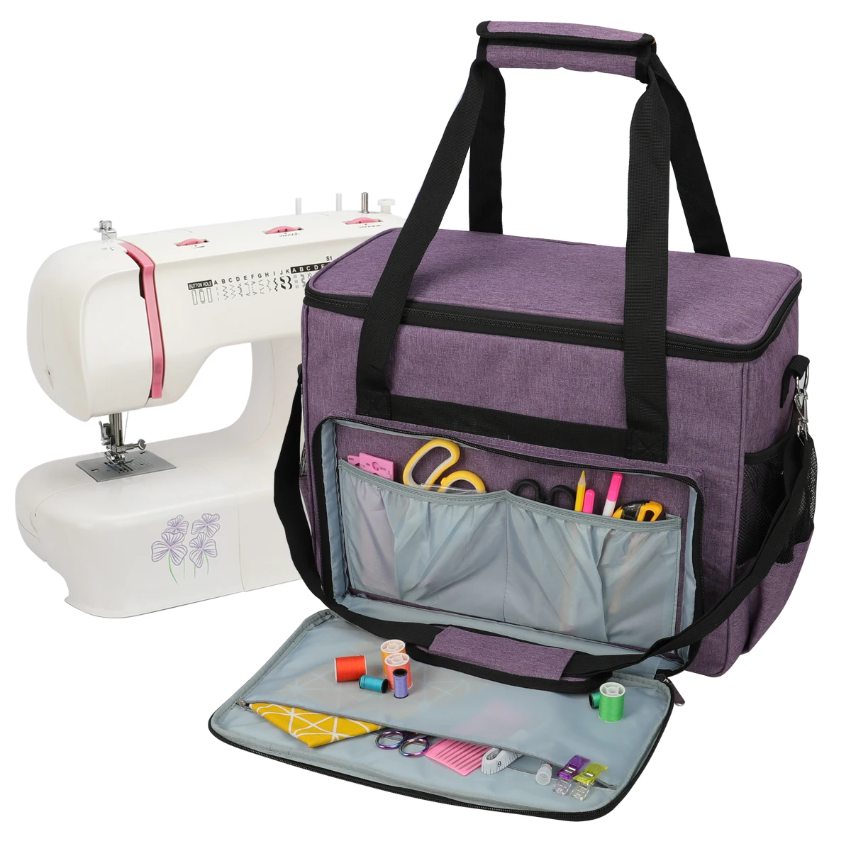 Сумка для вязания вместительная сумка хранения Швейных машин Набор