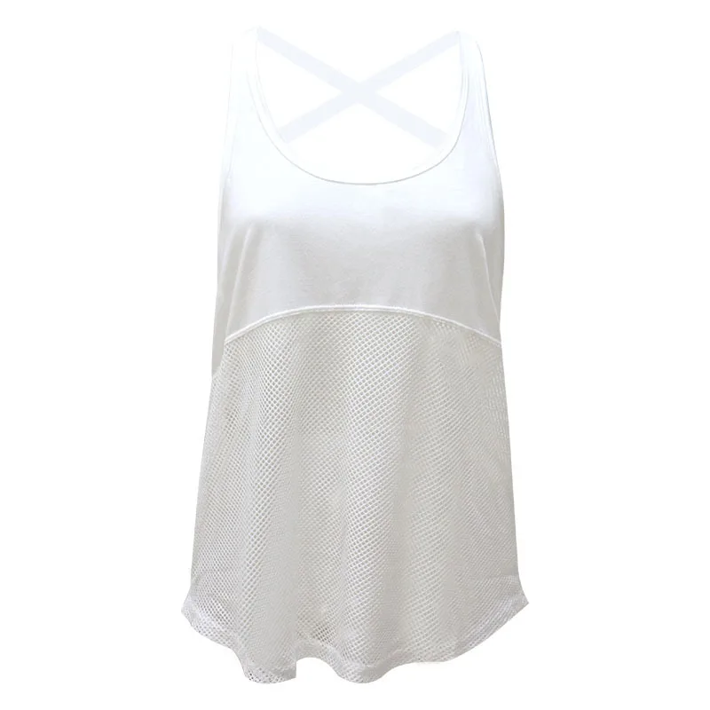 

Sport Top Fitness Women Mesh Breathable Gym Top Hardloop Kleding Dames Chaqueta Running Mujer Yoga T Shirt Gym Clothing