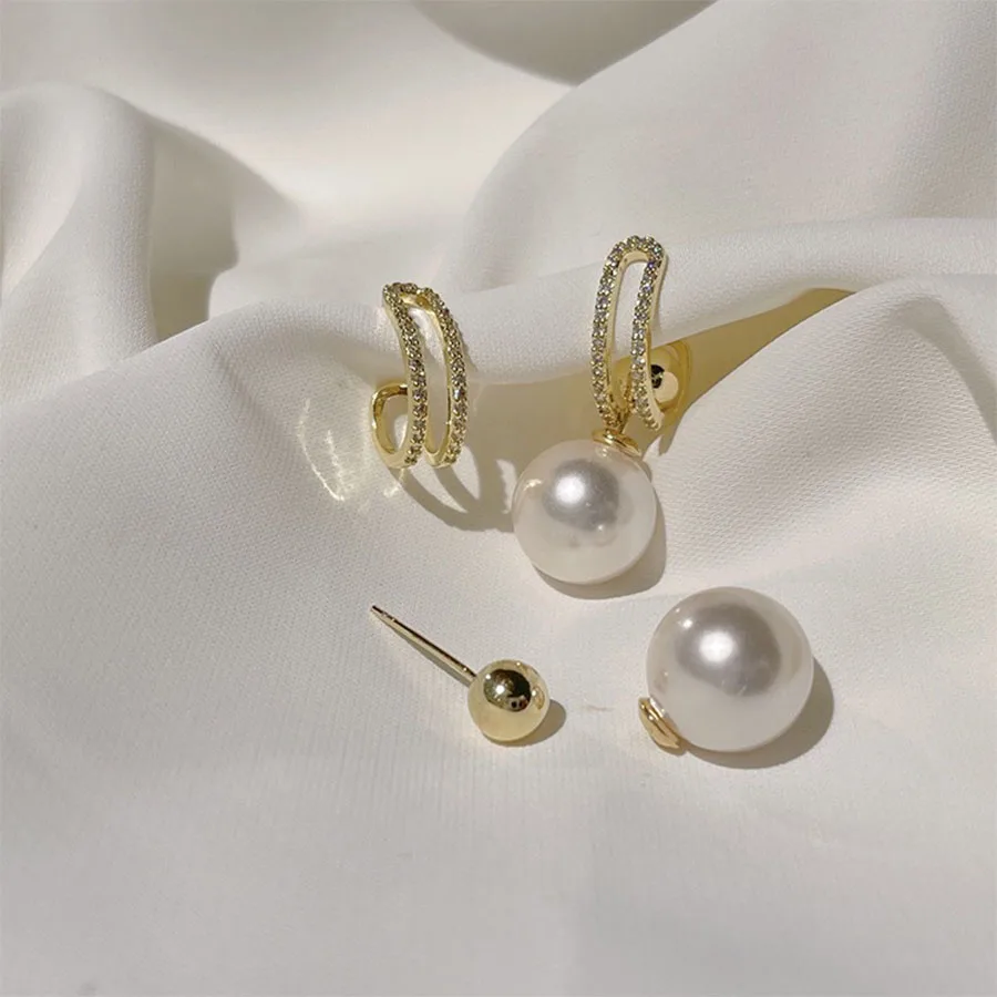 

New Arrival Dangle Earrings Piercing Ear Light Pendant Pearl Earring Gift For Teen Girls Luxury Quality Jewelry For Women 2021
