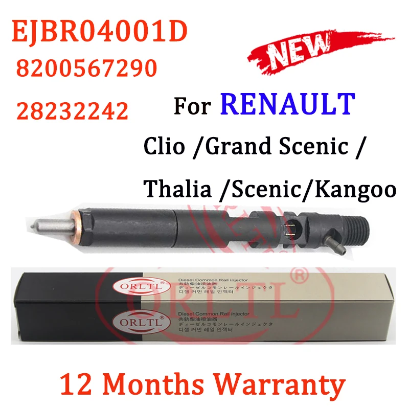 

EJBR04001D ( 82 00 567 290 ) nozzle injector EJBR0 4001D del-phi heavy truck pump injector ( 28232248 ) for RENAULT