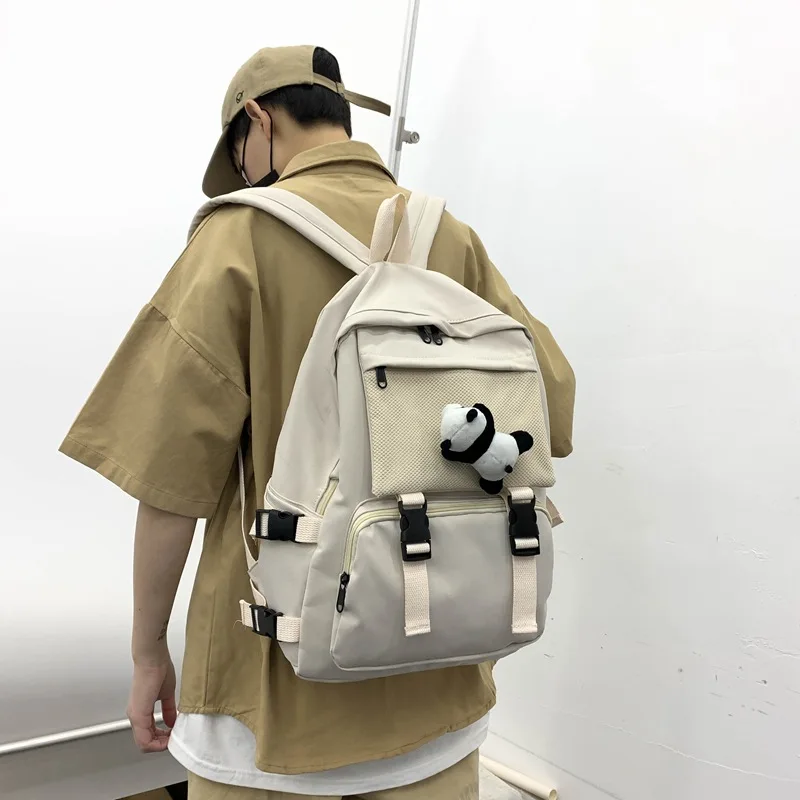 Новинка 2020 Холщовый Рюкзак для подростков Женский нейлоновый сетчатый рюкзак