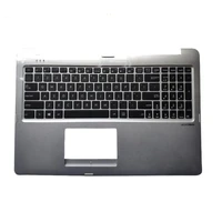 laptop keyboard for asus tp550la tp550ld us english 0knb0 612rus00 9z n8ssq a01 90nb0591 r31us0 black grey palmrest cover parts