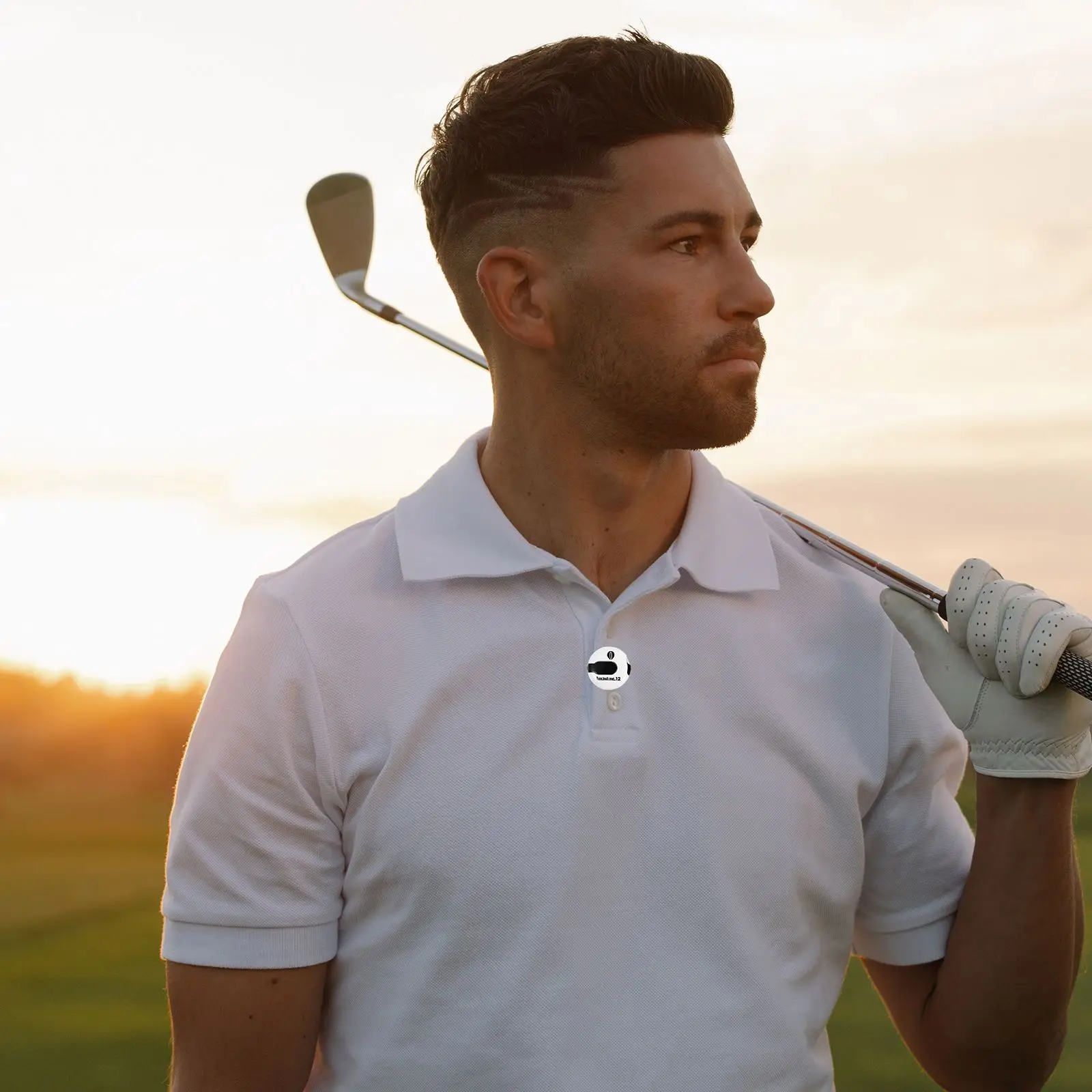 

Mini Golf Score Counter With Hat Clip Portable Sports Scoring Device White