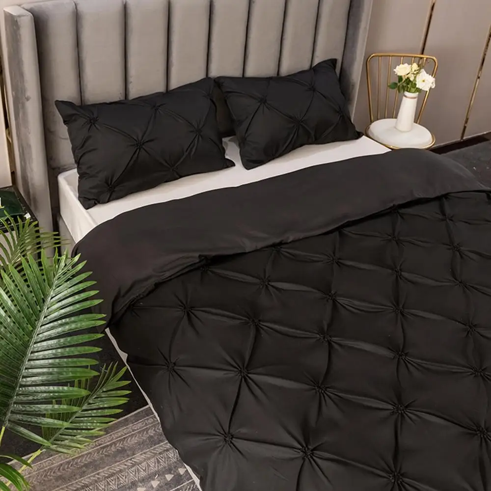 

Frigg Printed Marble Comforter Bedding Set White Black Duvet Cover King Queen Size Bedclothes Bedding Sheets and Pillowcases