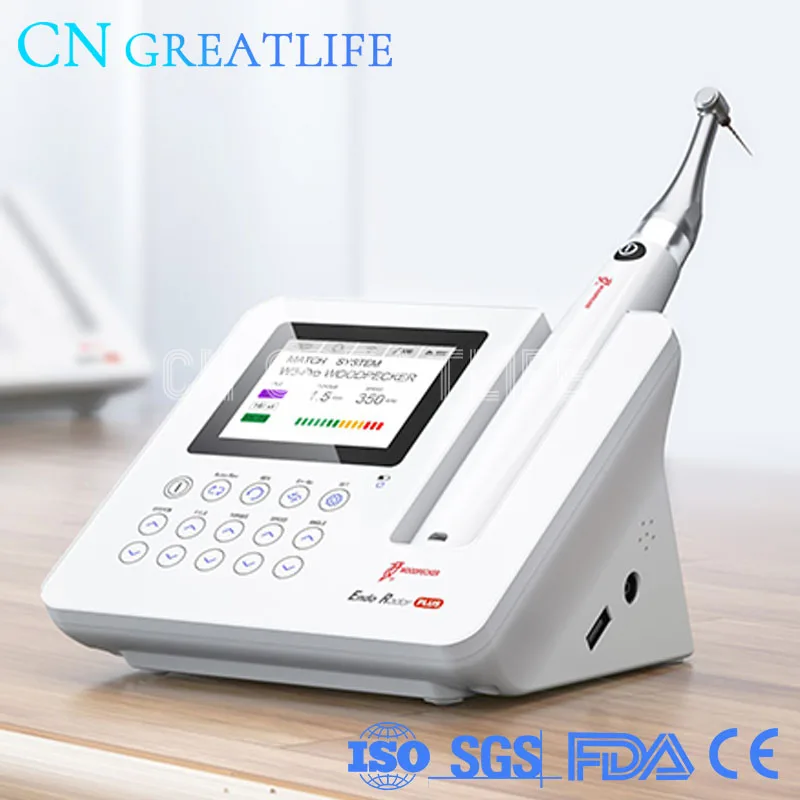 

Wireless Hd Touch Display Dental Equipment Radar Plus Brushless Wireless Woodpecker Apex Locator Endomotor with Apex Locator