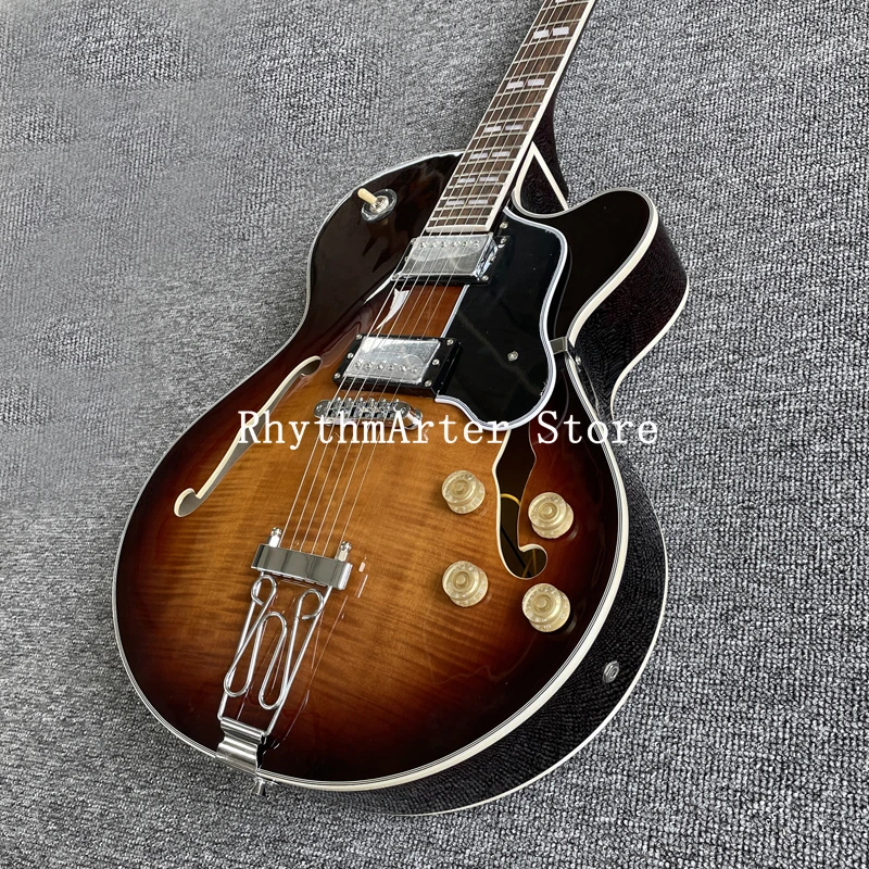 Высококачественная джазовая гитара 335 двойное f отверстие с полым корпусом