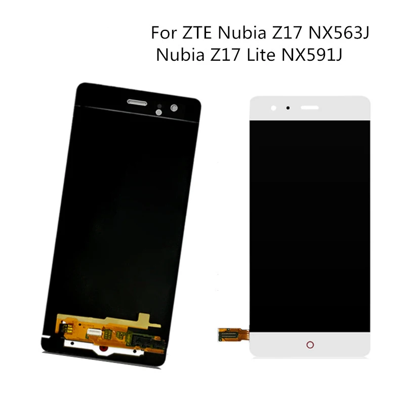 ЖК дисплей 5 дюйма для ZTE Nubia Z17 NX563J экран + сенсорная панель дигитайзер Lite NX591J