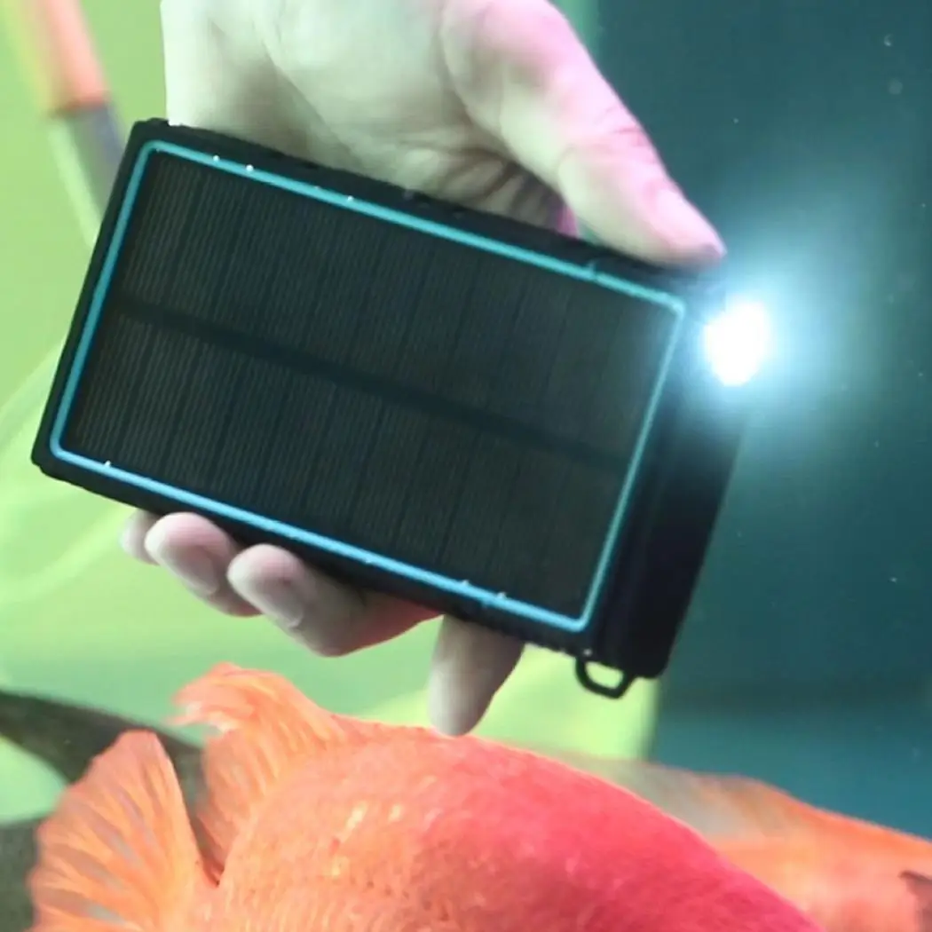 Водонепроницаемый Солнечный 30000mAh внешний аккумулятор зарядное устройство для