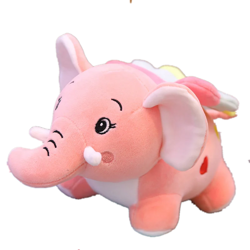 Милый маленький летающий слон кукла плюшевая игрушка Крылатый подушка для