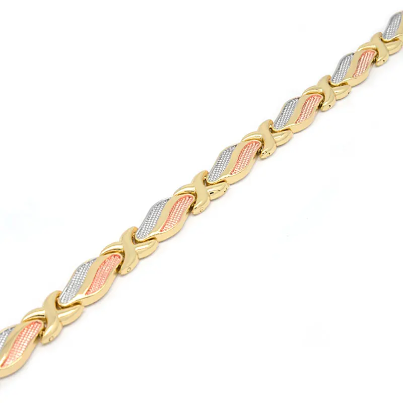 Эскалус Модные женские милые магнитные браслеты для женщин 3 тона цвет Золото Био