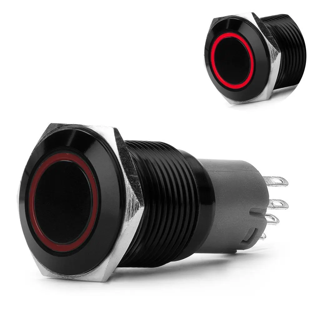 Кабина водителя фитинги 16 мм металлическая кнопка автомобиля оборудования