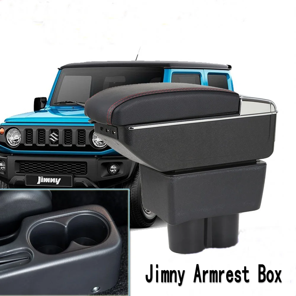 

Arm Rest For Suzuki Jimny Armrest Box Center console central Store content Storage box with cup holder ashtray products