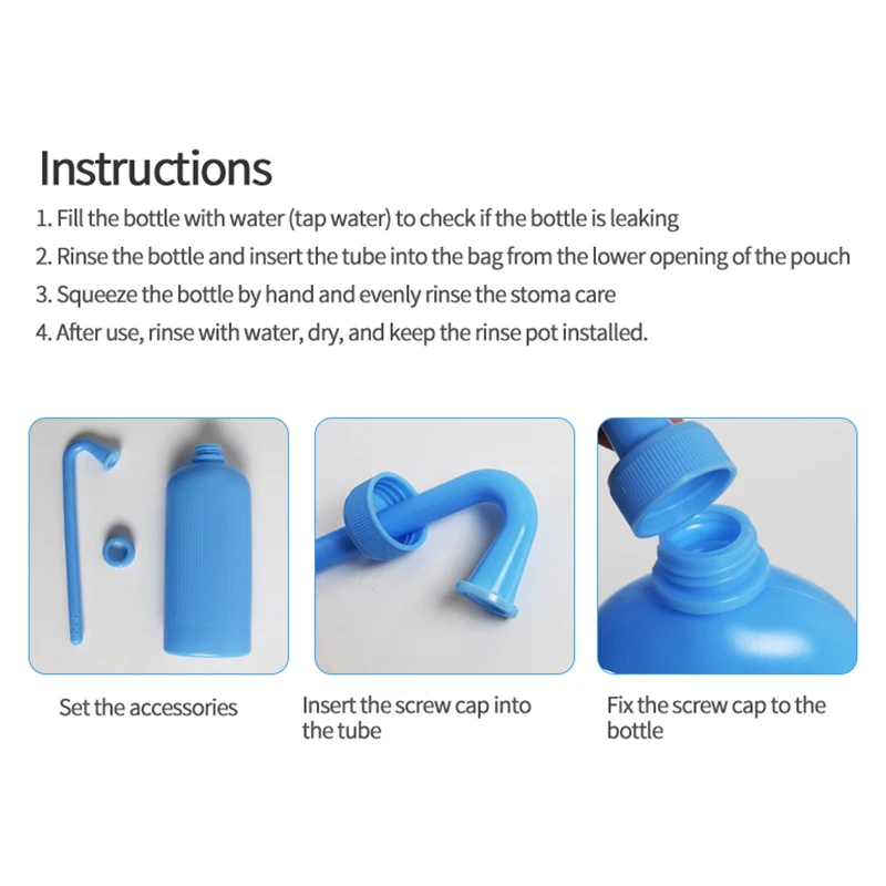 Ostomy Bag Flushing Pot Stool Bag Anus Bag Flushing Bottle Ostomy Bag Flushing Device Stoma Care Products Cleaning And Cleaning