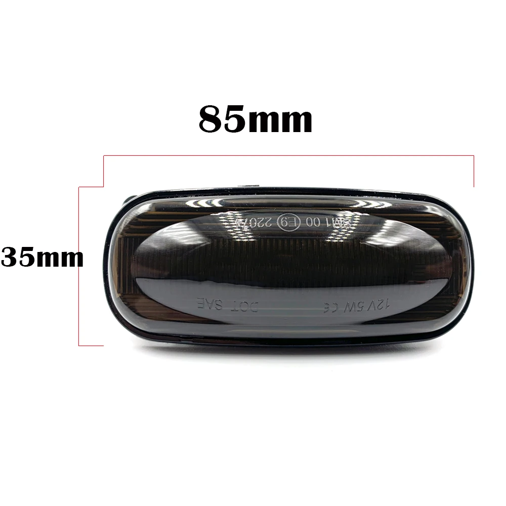 Янтарный светодиодный габаритный фонарь 2 шт. боковой Динамический сигнальный