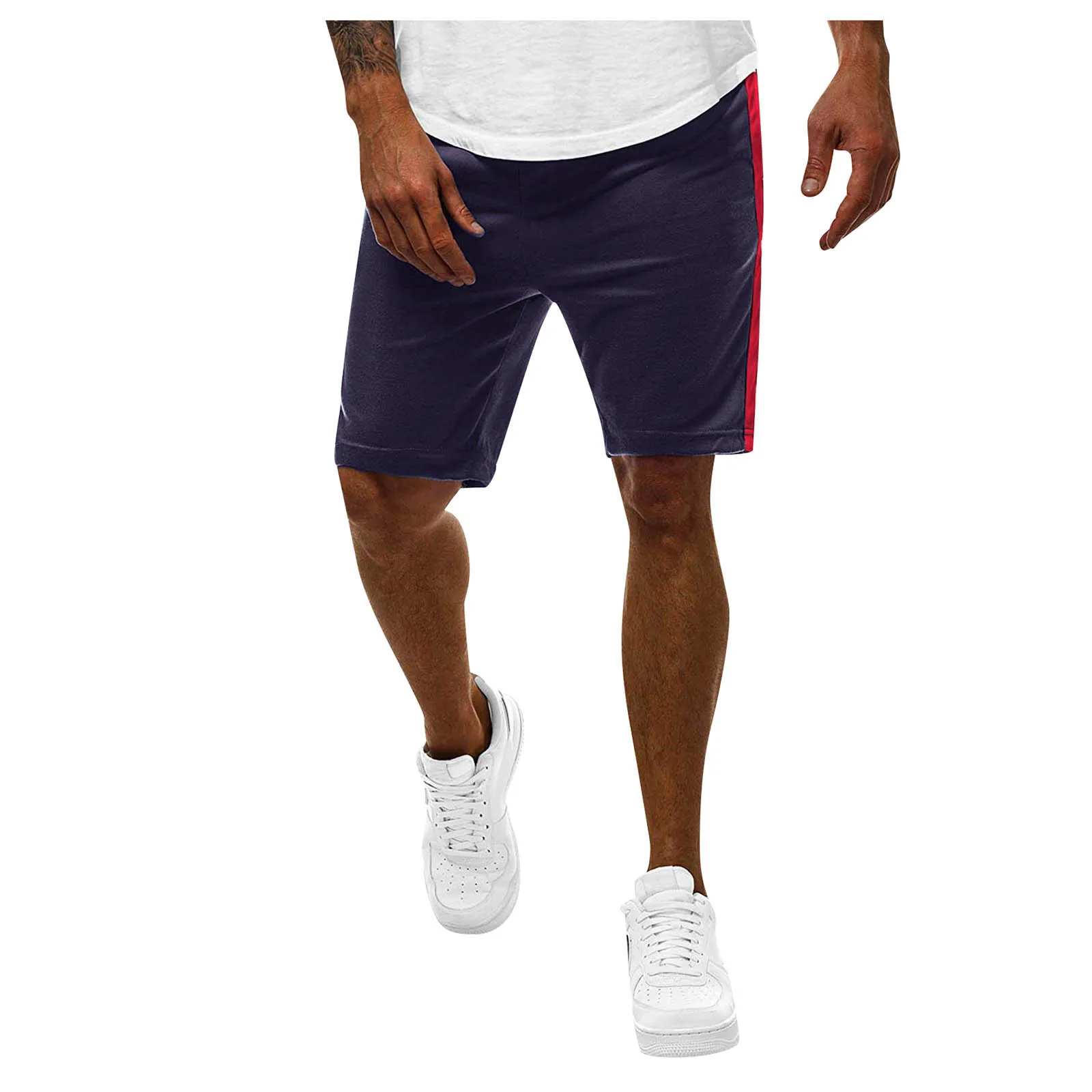 Шорты мужские для спортзала повседневные спортивные штаны с карманами фитнеса и