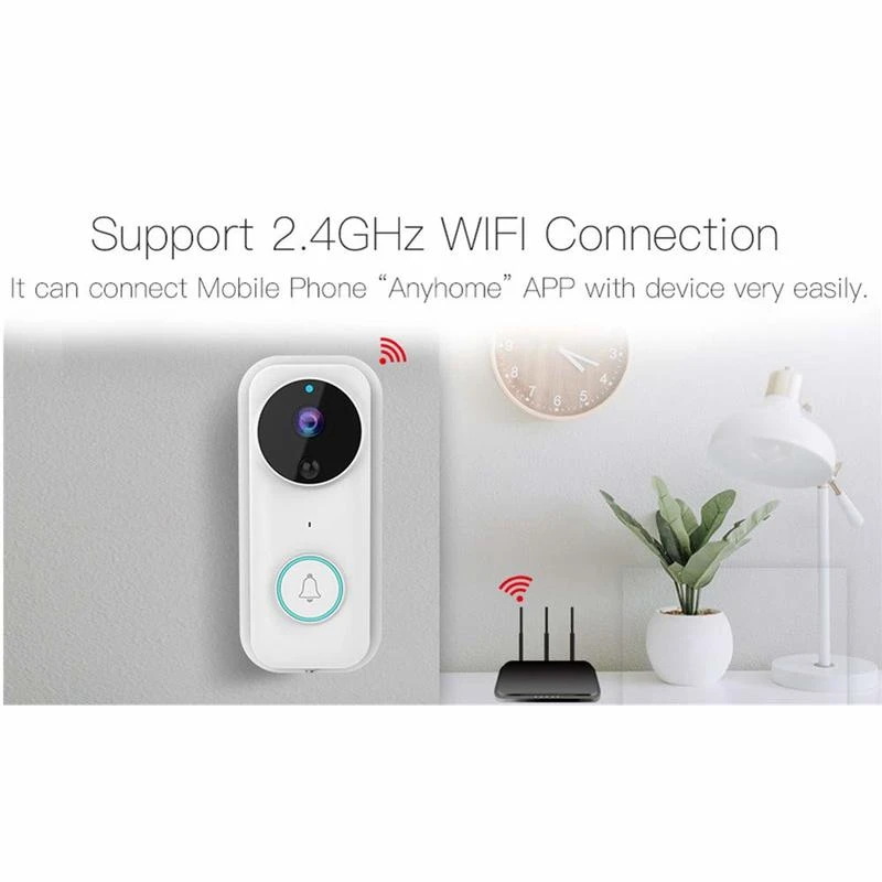 Дверной звонок беспроводной WiFi дверной монитор сигнализация телефон IP камера