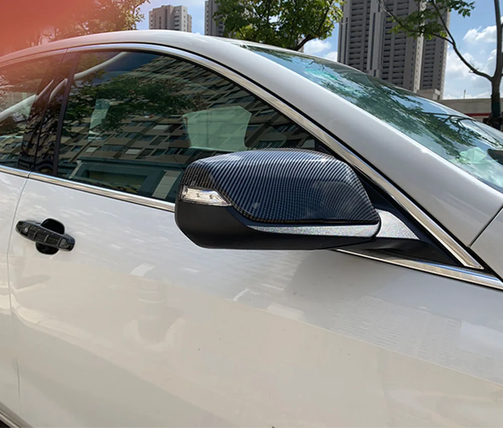 Корпус для зеркала заднего вида из АБС-углеродного волокна крышка быстрого