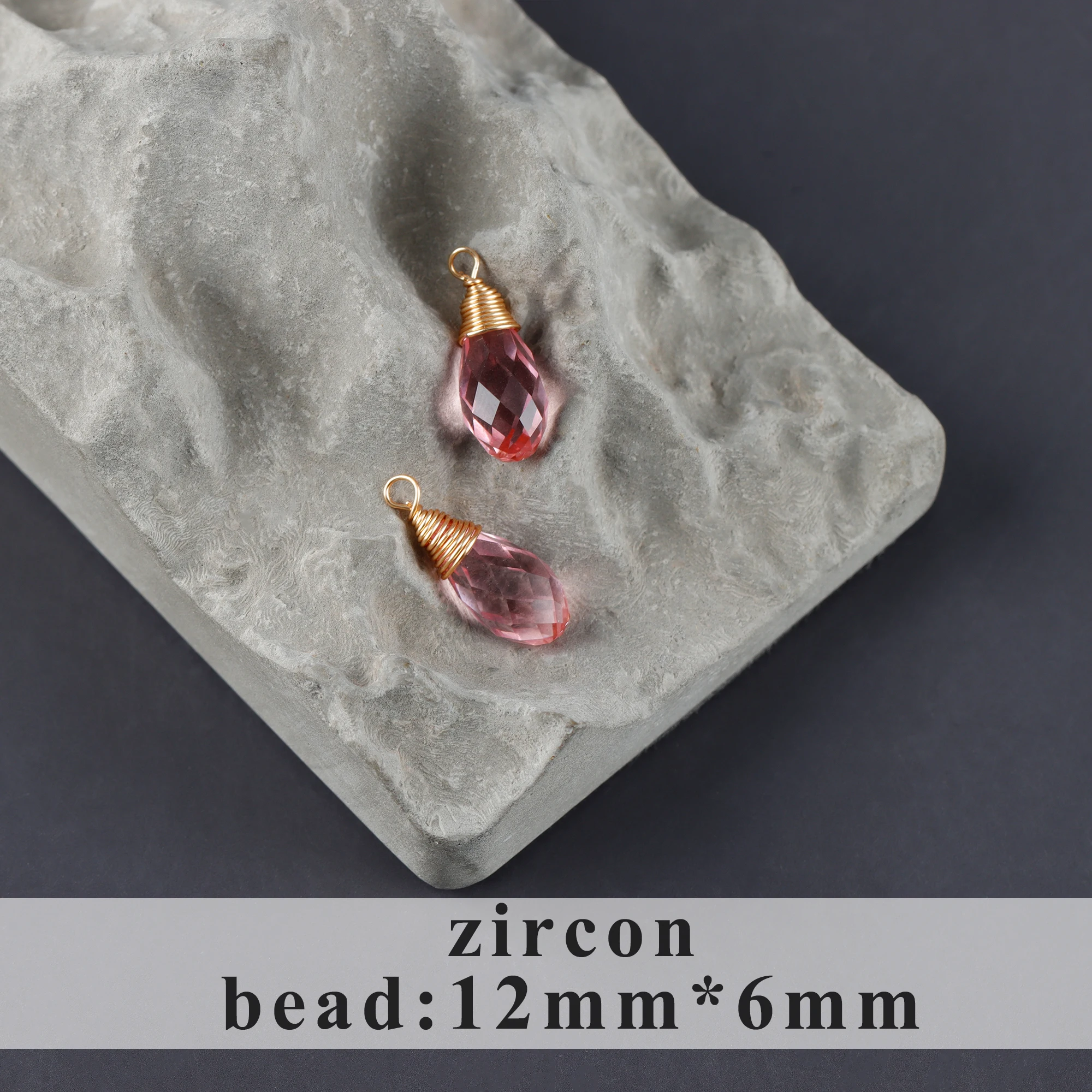 

GUFEATHER M969,jewelry accessories,18k gold plated,zircon,quartz,red agate,crystal,charms,diy earrings,jewelry making,6pcs/lot