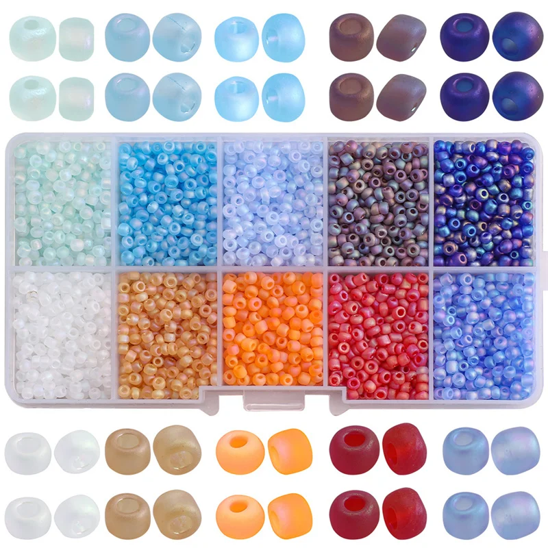 

Small Craft Beads Kits 3mm Czech Glass Seed Beads For Jewelry Making DIY Handmade Accessories Set For Bracelets 2021 Hot Sale
