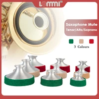 lommi premium silencer soprano tenor alto saxophone mute light weight aluminum mute silencer metal dampener for sax saxophone