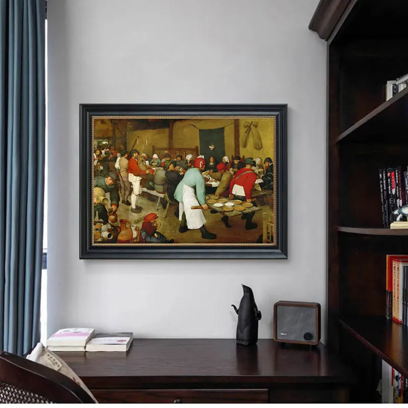 Винтажная Картина на холсте европейская известная Настенная картина