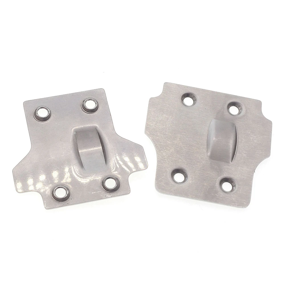 Protector de chasis delantero y trasero para coche a control remoto, placa de deslizamiento para coche BLX Arrma Kraton Notorious Outcast Senton Talion Typhon de acero inoxidable, 1/8-1