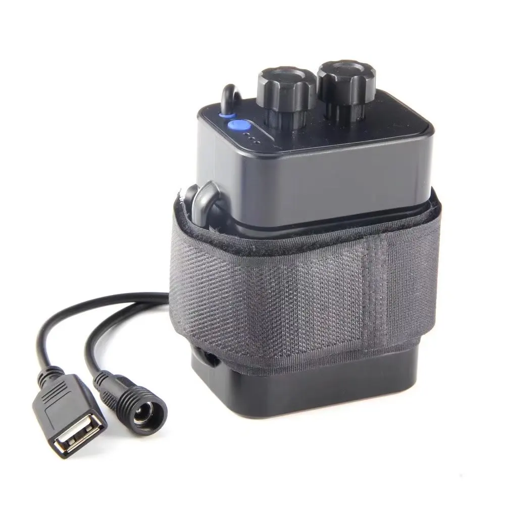 8.4/12V Waterproof 6*18650 Battery Holder for Bike LED Light Storage Box Case Layer Wire Lead Rechargable DIY Phone Power Bank
