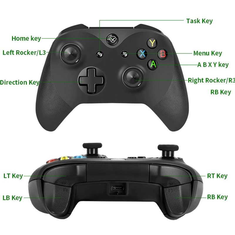 Проводной геймпад для XBOX ONE PC Джойстик тип-c Вибрационный игровой контроллер с 3 5
