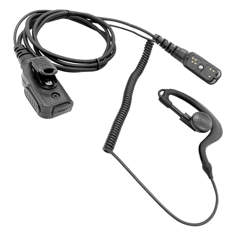 RISENKE accessories headset pd705 earpiece microphone g shape earphone with large ptt for hytera radio pd580 pd700 pd780 pt580h