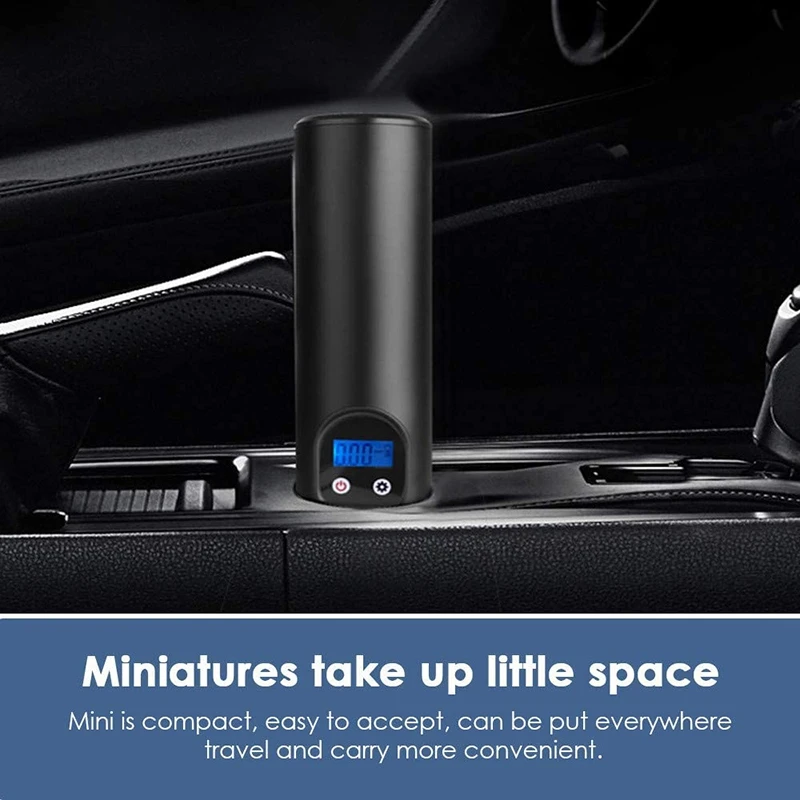 Comprar Bomba De Compresor De Aire Portátil, Compresor De Aire Automático Inalámbrico, Inflador De Neumáticos De Bicicleta Y Coche