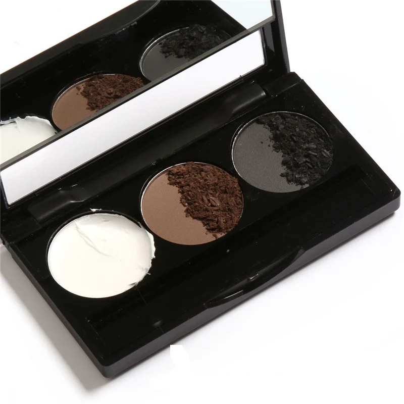 3 Color Waterproof Eye Shadow Eyebrow Powder Make Up Palette Women Beauty Cosmetic Brow Makeup Kit Set by Focallure | Красота и