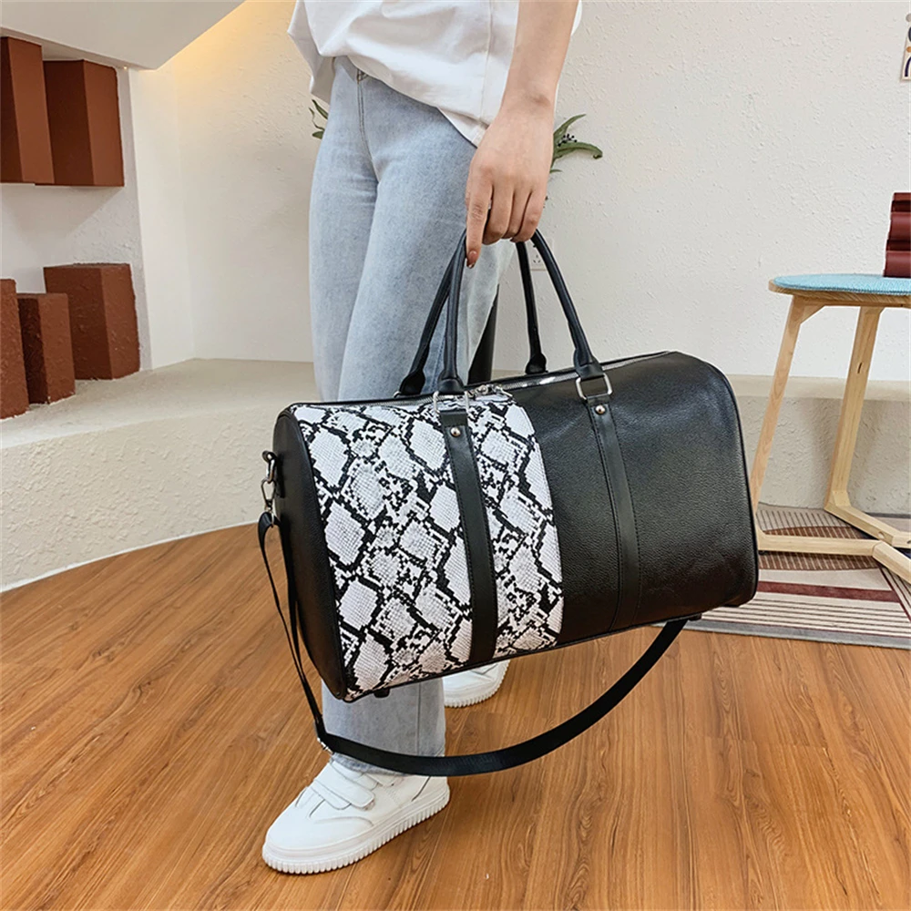 Женская дорожная сумка Роскошный дизайнерский вместительный чемодан на плечо