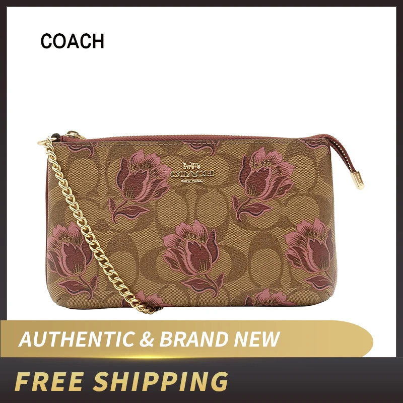 Оригинальная и совершенно новая сумка с фирменным покрытием Coach F78112|Клатчи| |