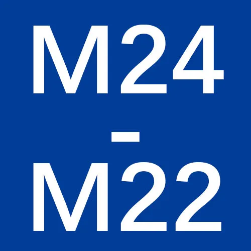 M24-M22 Адаптер WASOURLF M18 M20 M22 с наружной резьбой M22 с наружной резьбой латунный соединитель для ванной комнаты носик кухонного крана аксессуары - Color: M24-M22