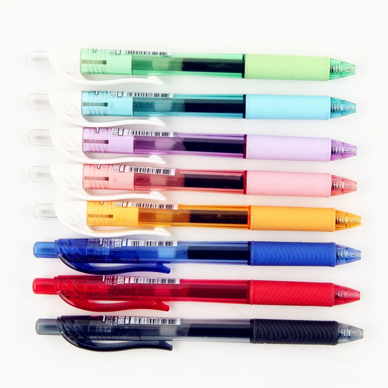 Жидкая гелевая ручка Pentel EnerGel X BLN105 0 5 мм шариковая японский черный/синий/зеленый