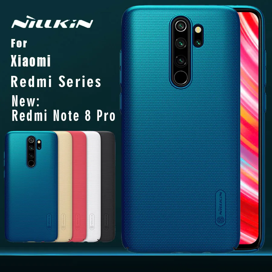 Чехол Nillkin для Xiaomi Redmi Note 8 7 Pro матовый защитный чехол задней панели ПК 8Pro