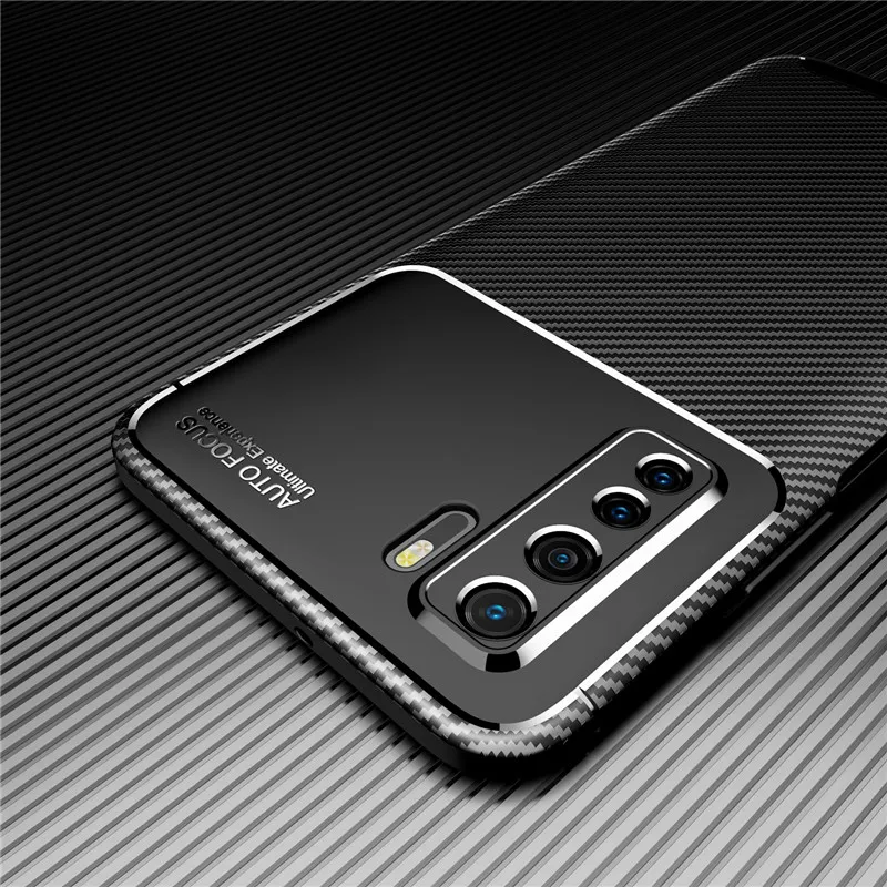 

Carbon Fiber Case For Huawei P30 Pro P20 P40 Lite Case Cover For Honor 9X 9A 9C 8A 8S 20S 30S 10i 20i Nova 5T 6 SE 7i Y8p Shell