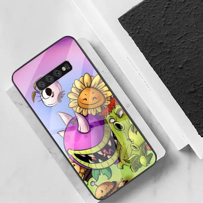 

0 Plants Vs. Zombies Phone Case Tempered Glass For Samsung Note8 9 10 10pro 10plus 20 20ultra S8 S9 10 20 Plus