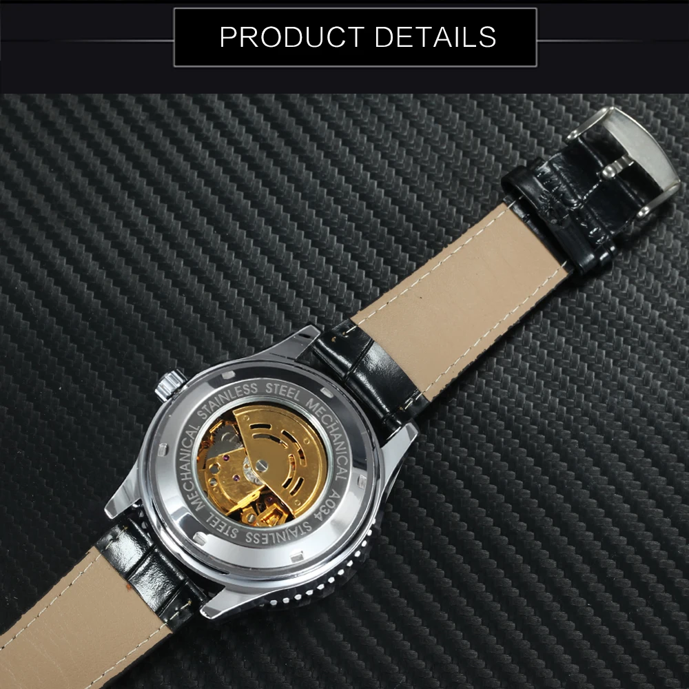 JARAGAR спортивные военные мужские часы из нержавеющей стали чехол с зубчатой