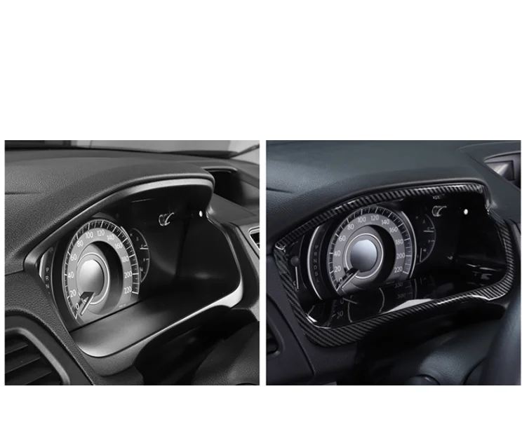 Для Honda CRV CR-V 2012 2013-2016 Углеродное Волокно Рамка для приборной панели декоративная