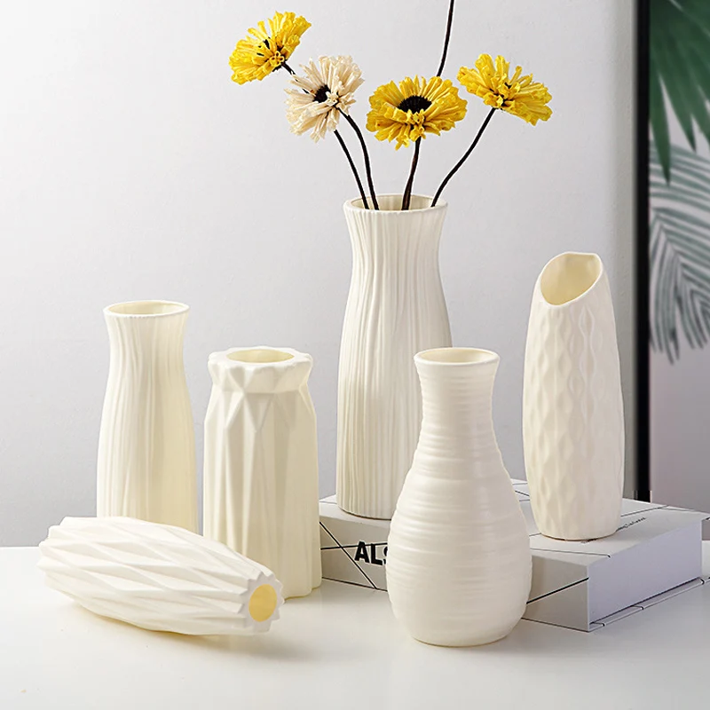 Пластиковая ваза Mosodo для цветов керамическая в скандинавском стиле современные