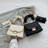 new fashion brand tote bags super mini pu leather crossbody shoulder bags for women chain design luxury female travel wallet
