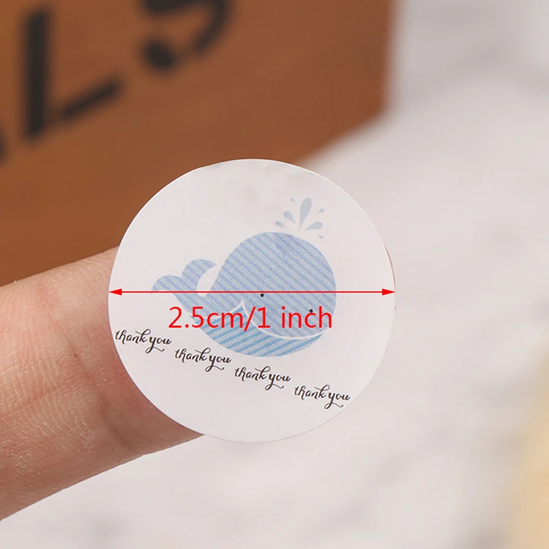 

Thank You Sticker Seal Labels Round Blurred Background 500 Labels Sticker Per Roll For Package Personalized Stationery Stickers