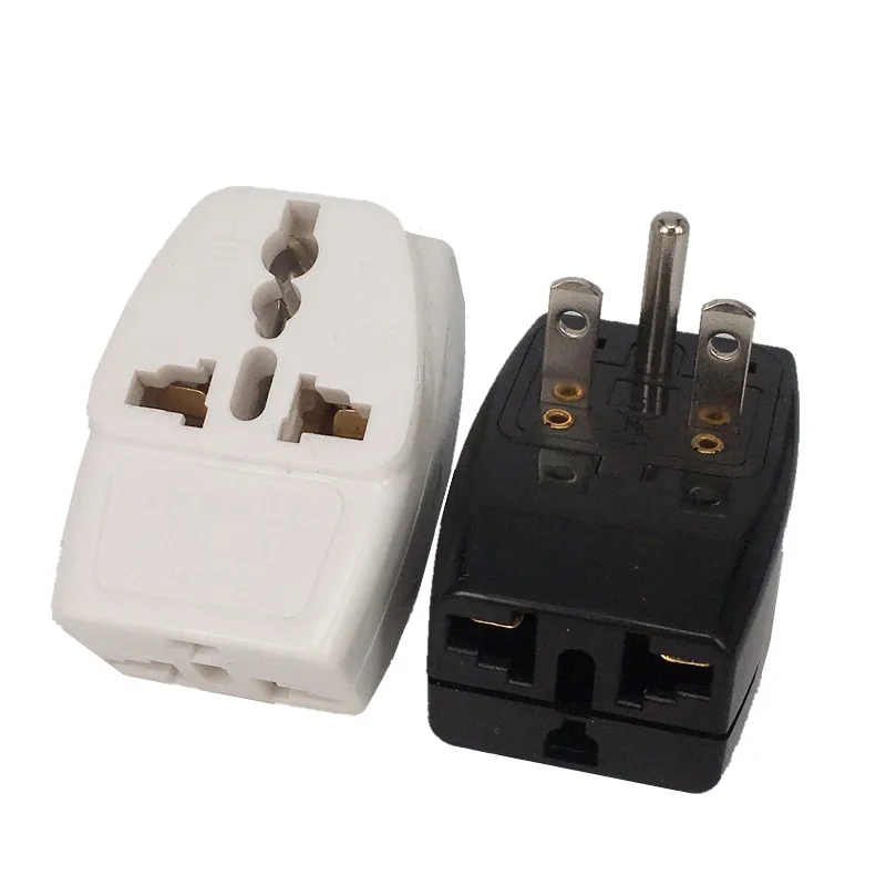 

North American Converter, Universal to NEMA 6-15P US Power Travel Adapter, 15A 250V Plug