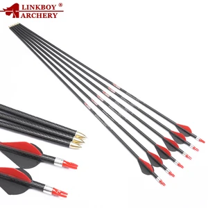 Лопасти пластиковые 2 дюйма Linkboy карбоновые стрелы для стрельбы из лука, Sp250-600, 3k, для стрельбы из блочного лука, 612 шт.