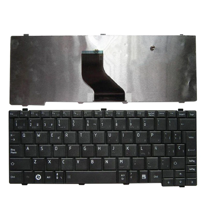 Новая клавиатура SP ДЛЯ TOSHIBA NB200 NB201 NB202 NB203 NB205 NB250 NB255 испанская для ноутбука Черная |