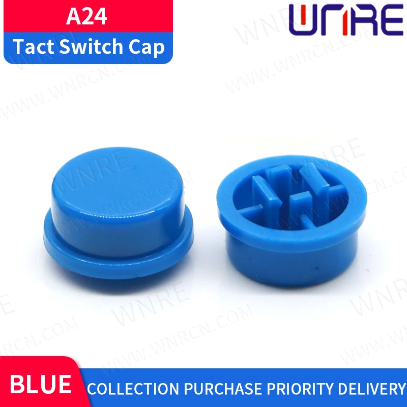 

Круглые тактильные кнопки 50 шт., пластик, красный, синий, желтый, белый, черный, серый, 12*12*7.3 мм