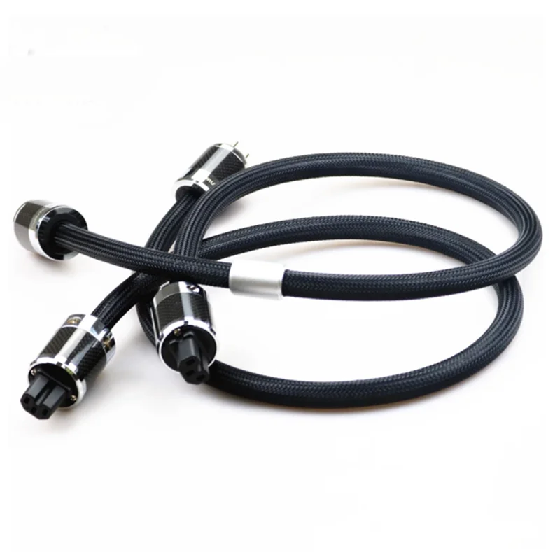 

Audio HIFI Copper Schuko Power Cord Cable HIFI Extension Power Cable connector AC power cable US plug EU Version