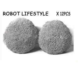 Швабра серого цвета для чистки окон робота QHC002,S5,X5,S60, 12 шт.компл.